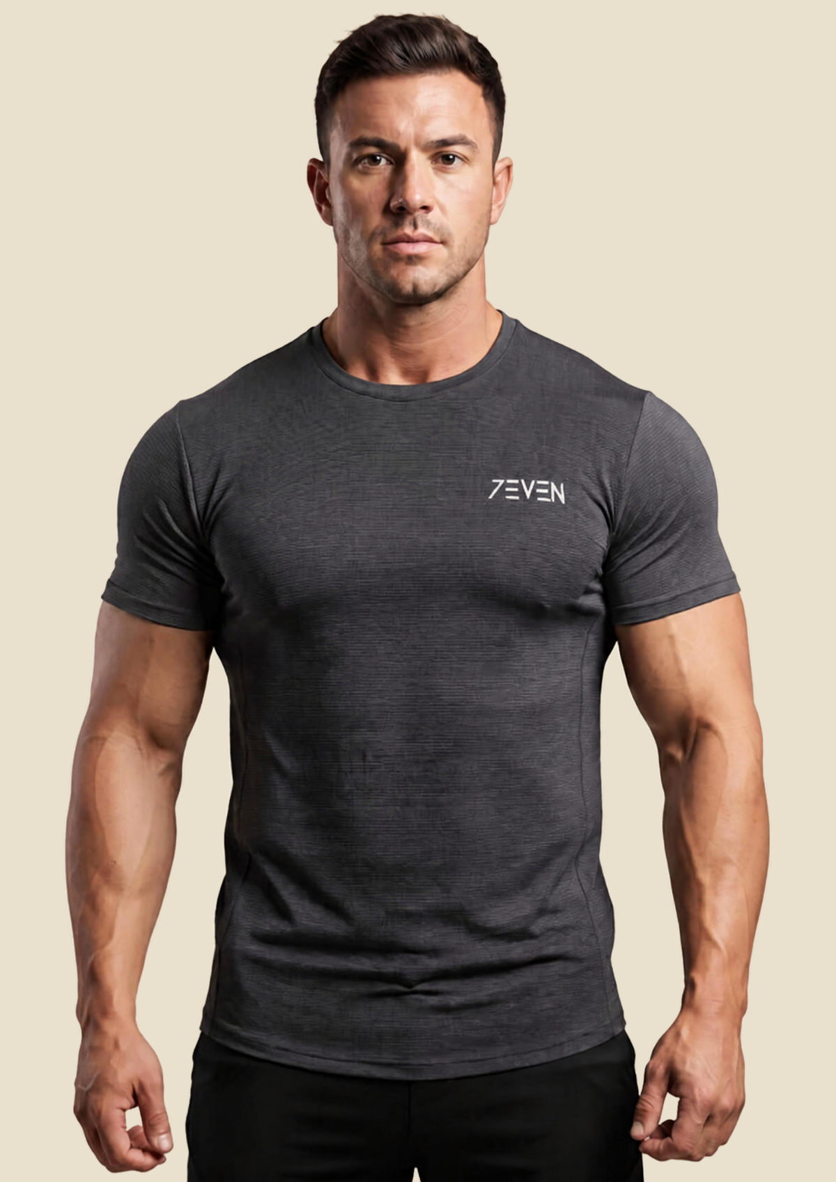 Camiseta lycra/poliéster de desgaste activo