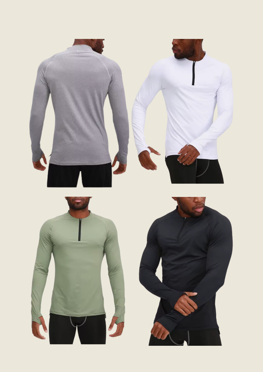 Camiseta de manga larga ajustada