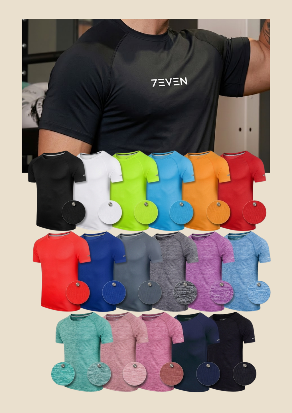 camisetas de poliéster